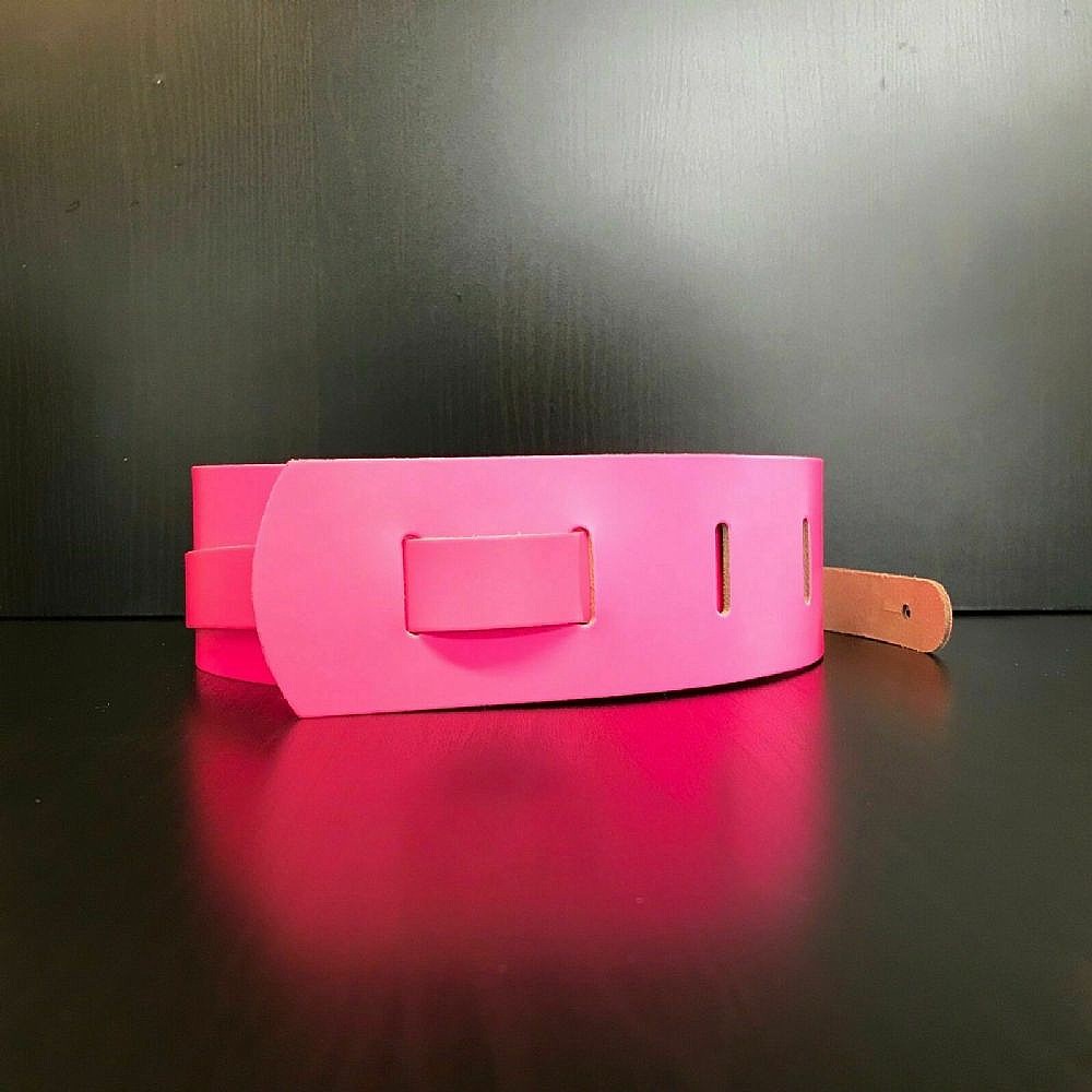 Guitar Strap - Fluorescent Pink (1.1)